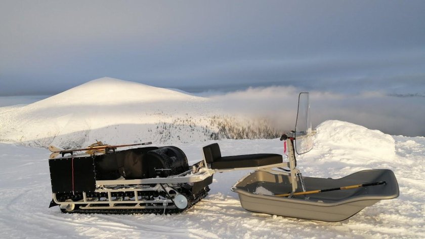 Мототолкач ураган Тайга 2000