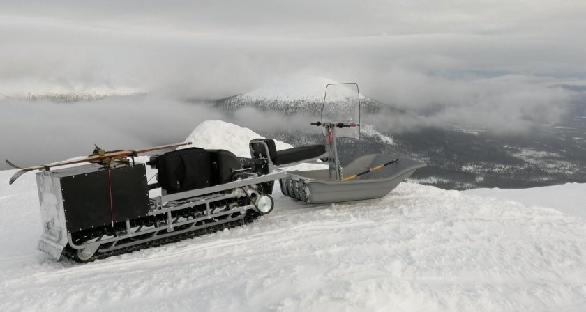 Мототолкач ураган Тайга 2000