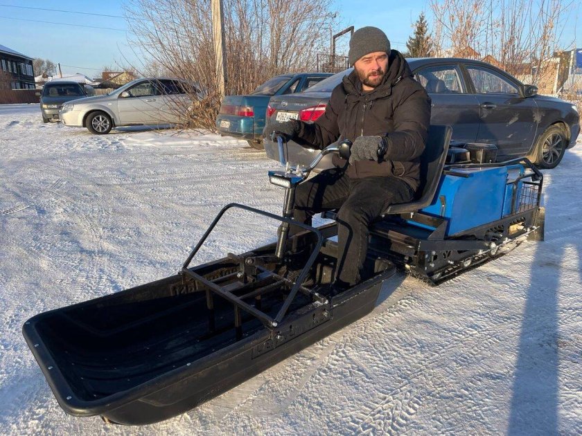 Мотобуксировщик толкач