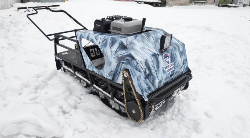 Мотобуксировщик железная собака