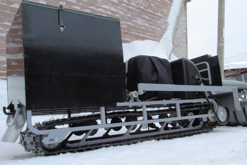 Мотобуксировщик ураган Тайга толкач