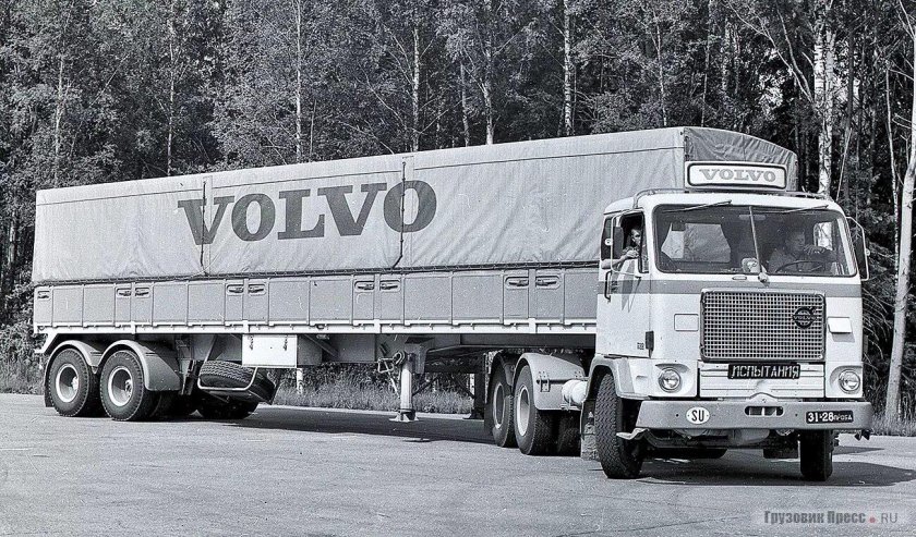 Тягачей Volvo f12 Совтрансавто Ленинград