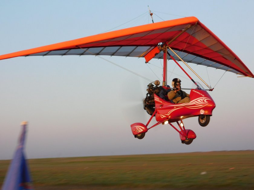 Сверхлегкий мотодельтаплан белка