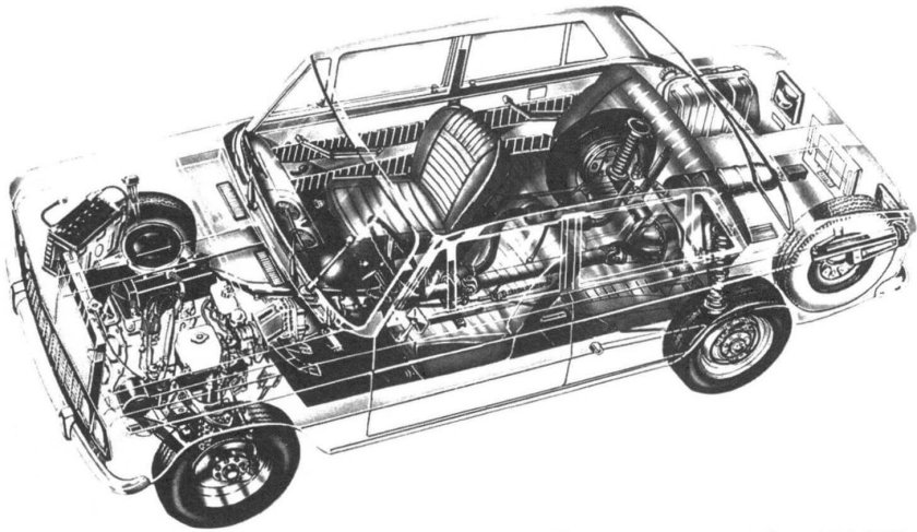 ВАЗ 2103 чертеж