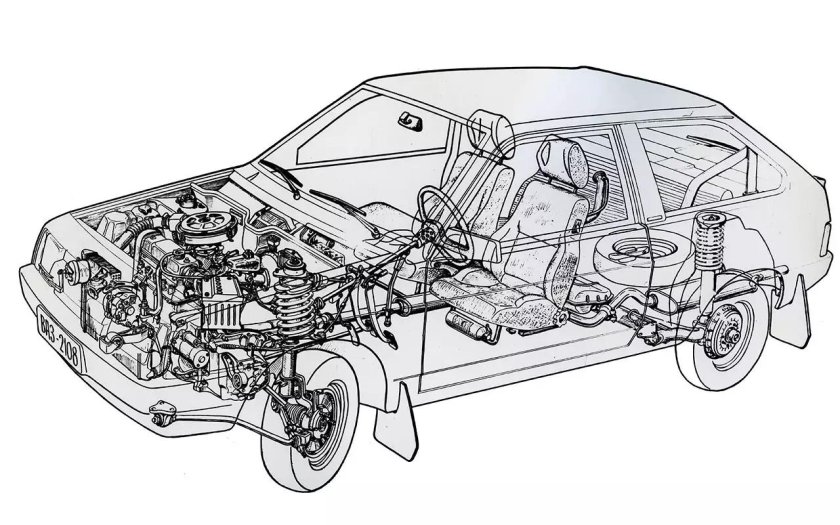 Передний привод ВАЗ 2108