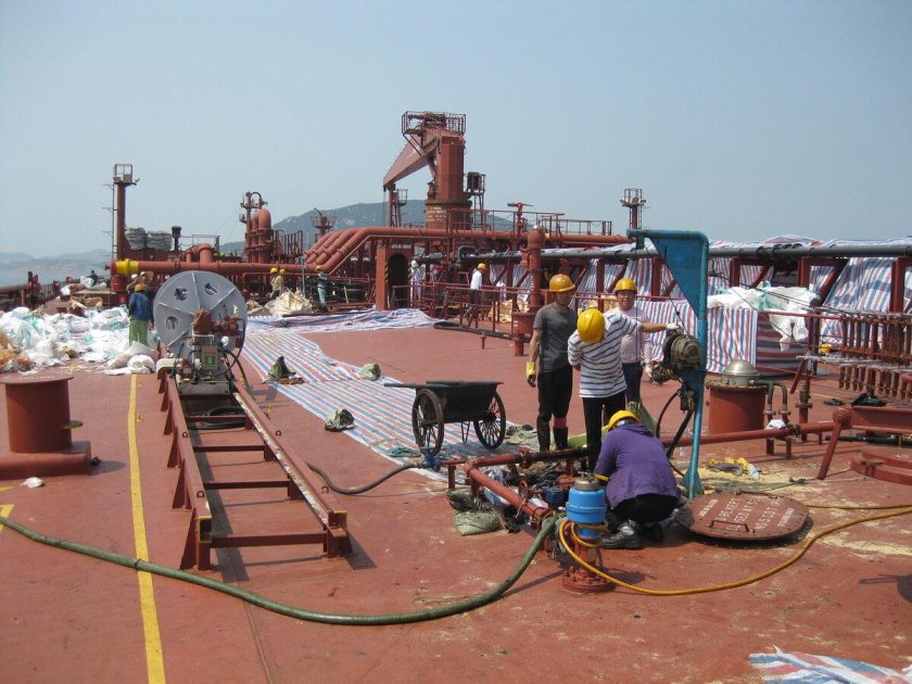 Зачистка танкеров