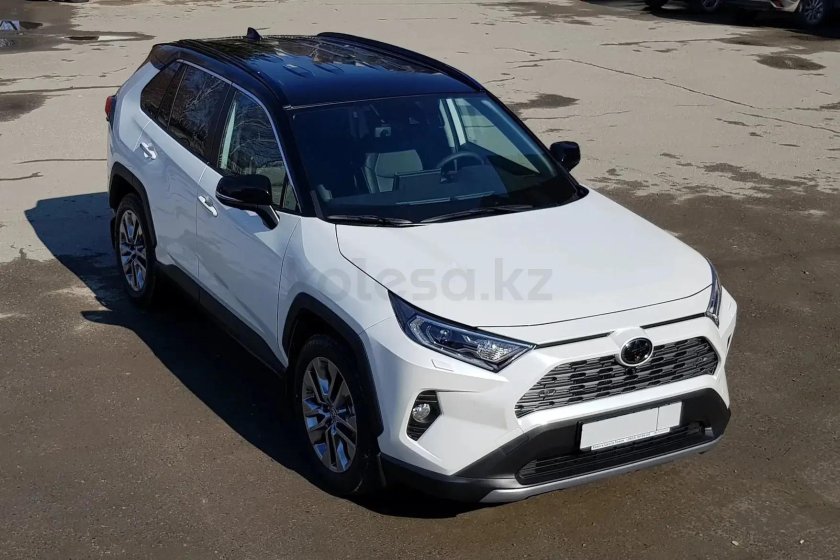 Тойота рав 4 белая с черной крышей