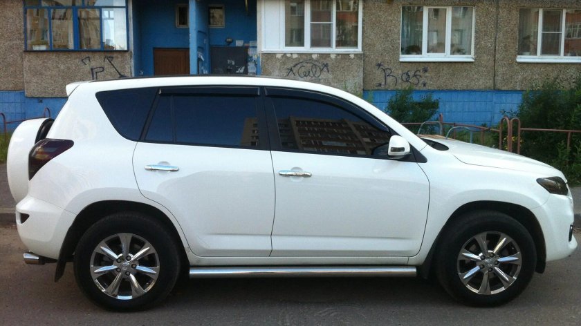 Toyota rav4 белая