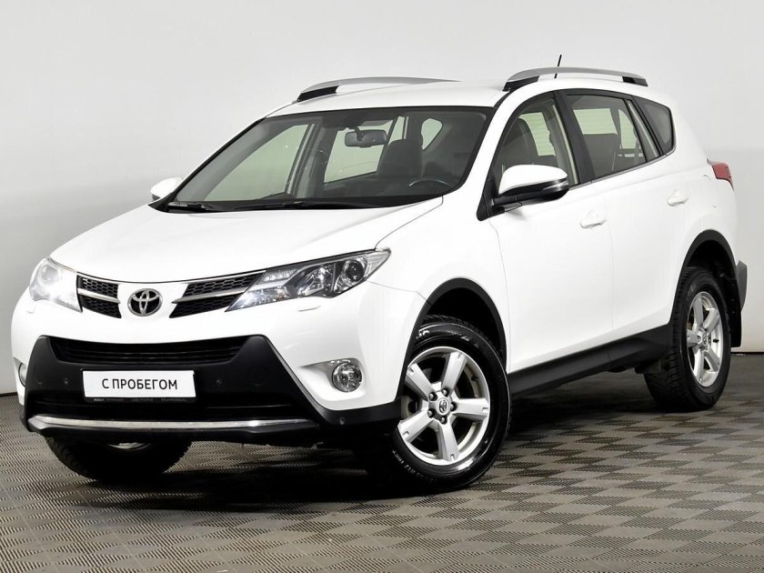 Toyota rav4 белая