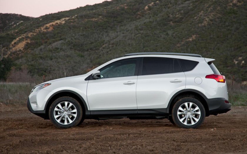 Toyota rav4 белая