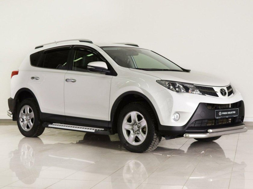 Тойота рав 4 белая