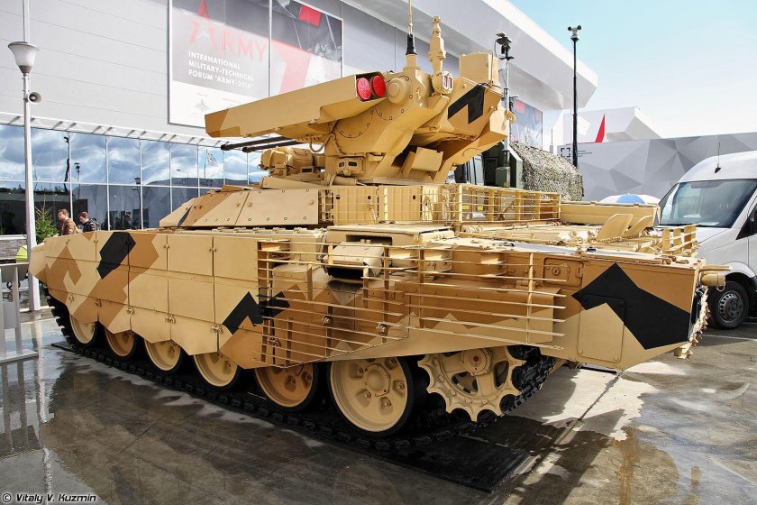 Боевая машина поддержки танков БМПТ Терминатор