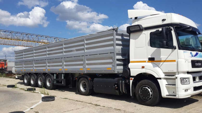 КАМАЗ 5490 Нео полуприцеп зерновоз