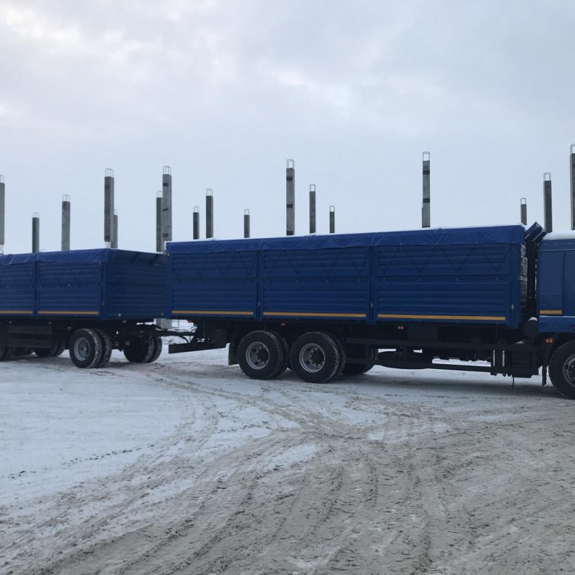 Камаз 53215 бортовой зерновоз