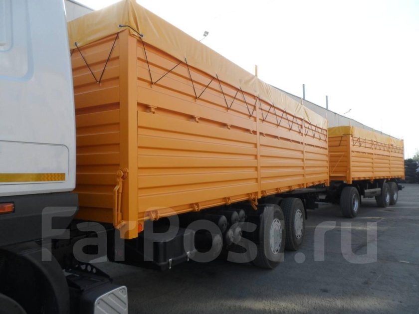 КАМАЗ зерновоз со спальником