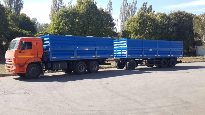 КАМАЗ 65115 бортовой зерновоз