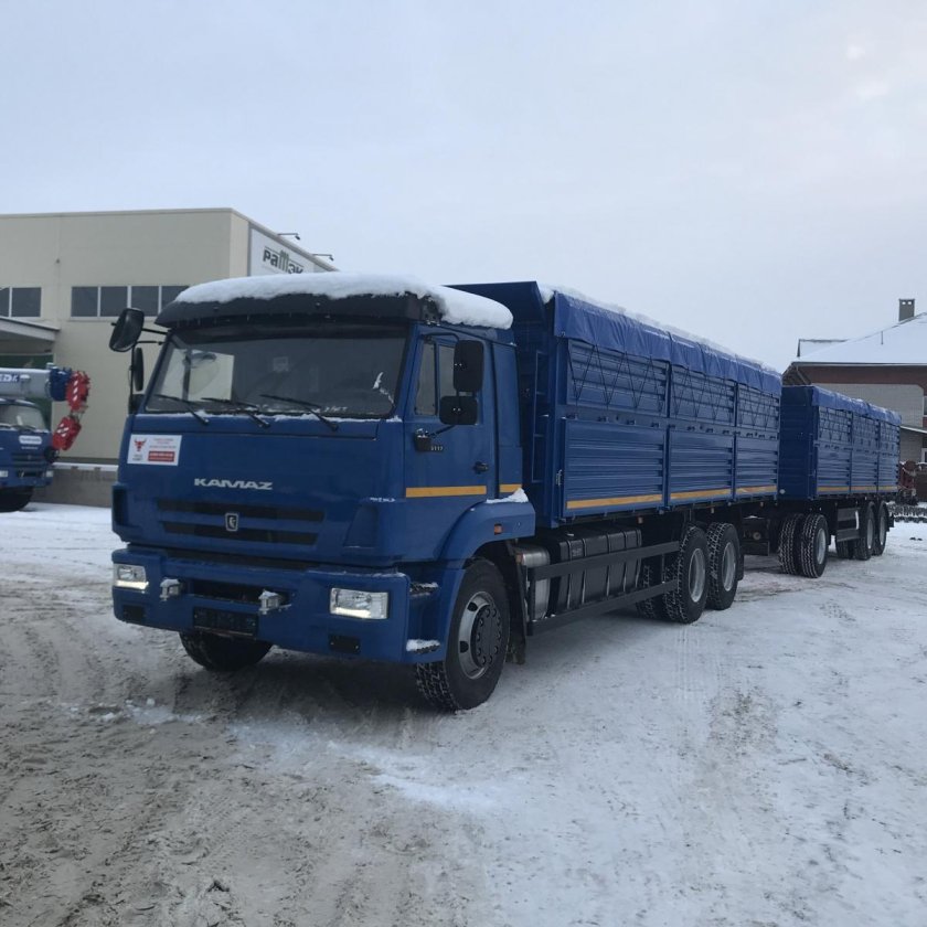 КАМАЗ 65117 бортовой зерновоз