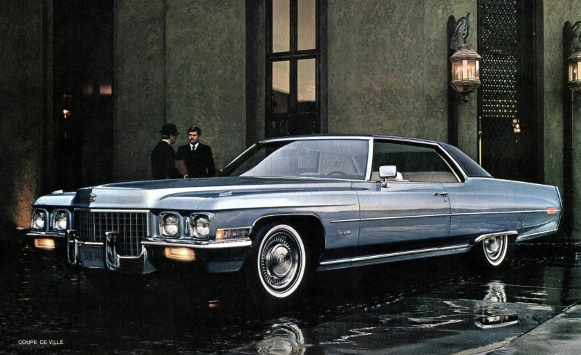 Кадиллак купе Девиль 1970