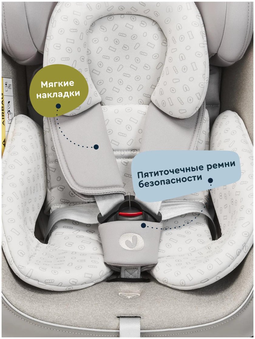 Автокресло Junion Odri группа 0+/1/2/3 (0-36 кг), Isofix, бежевый