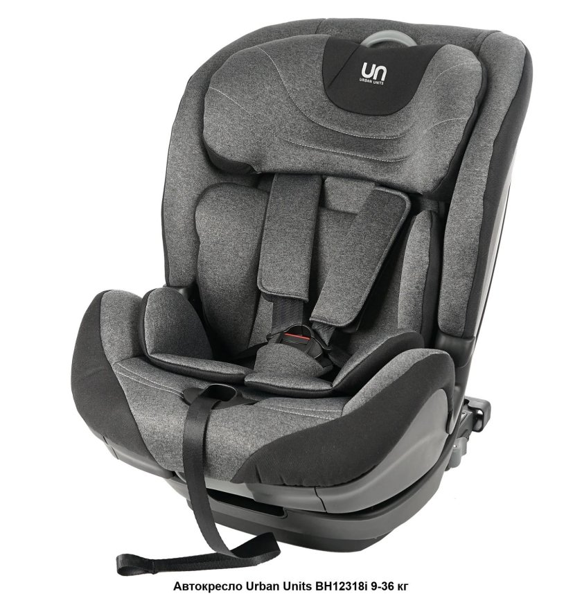 Автокресло Urban Units bh12318i 9-36 кг серое