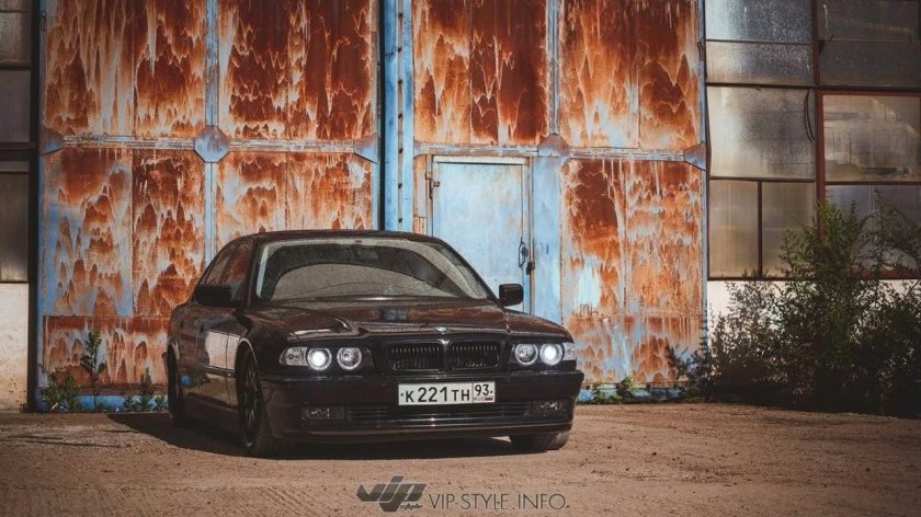 BMW e38 бандиты
