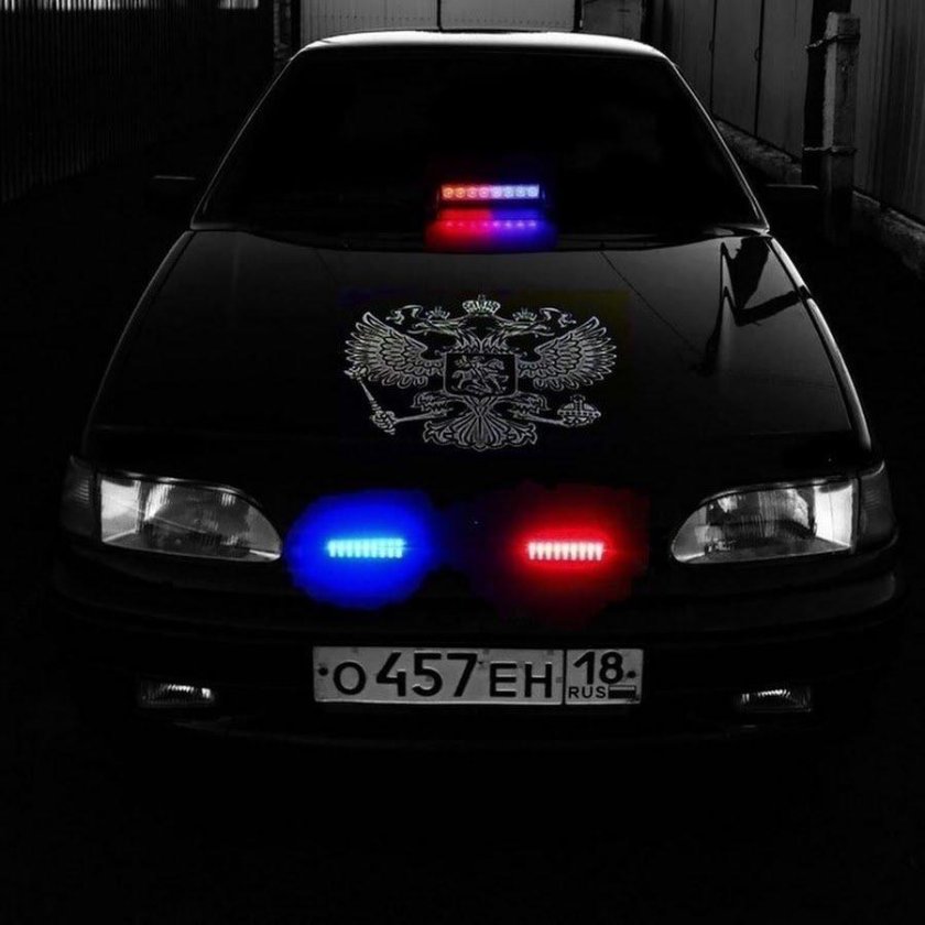 ВАЗ 2114 опер стайл с стробоскопами