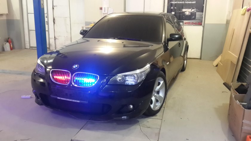 БМВ е60 тонированная