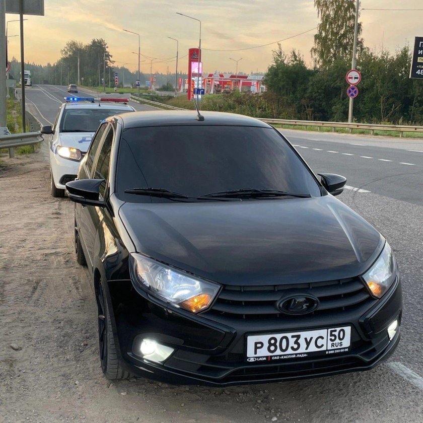 Черная лада гранта