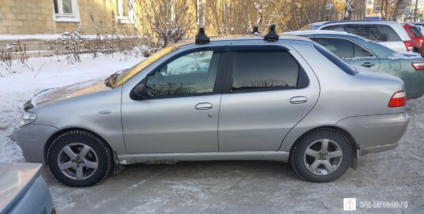 Фиат Альбеа серебристый
