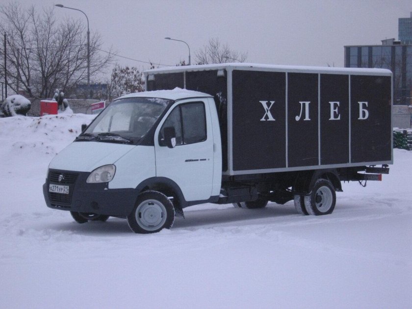 Хлебный фургон газ 3302