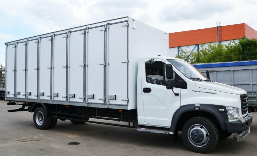 Газель Некст хлебный фургон 128 лотков