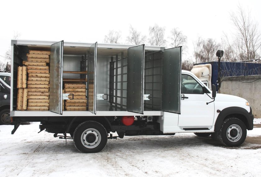 УАЗ профи хлебный фургон 120 лотков