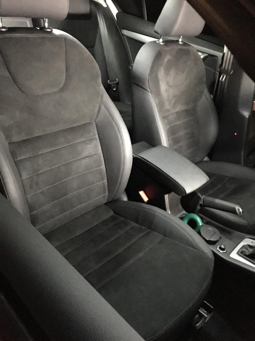 Skoda Octavia a5 салон алькантара