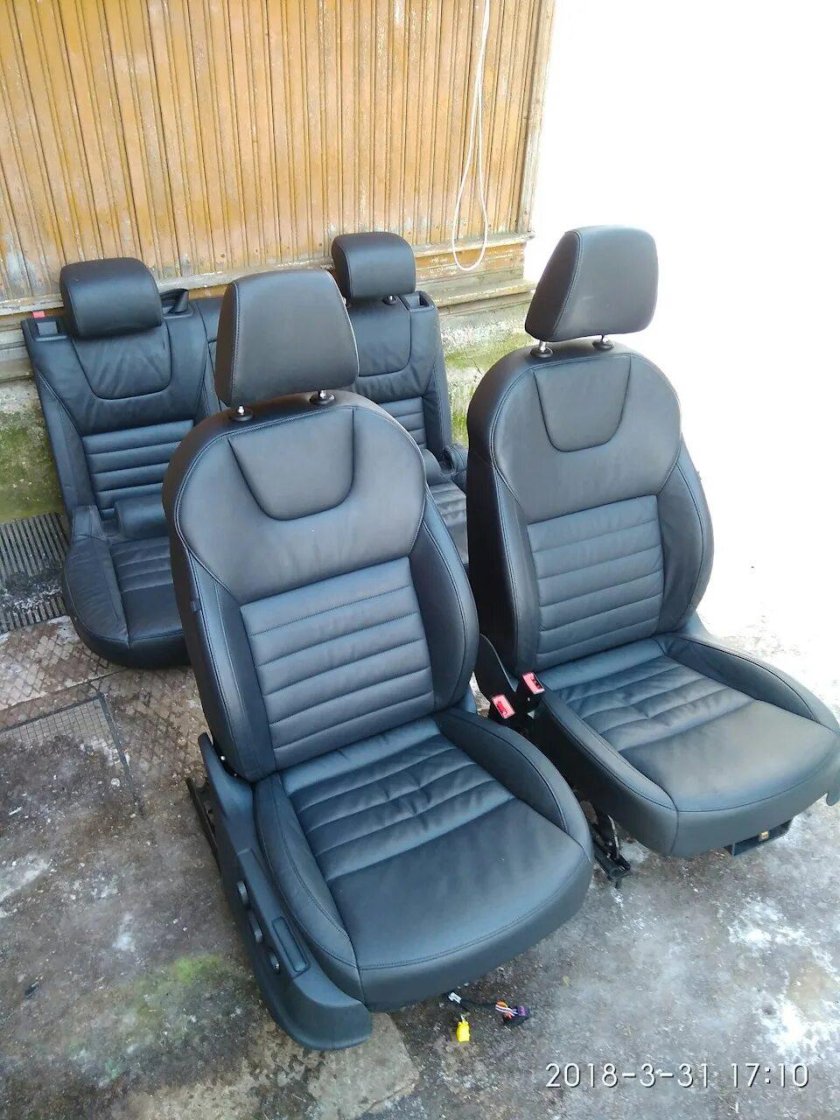 Кожаный салон Октавия а5