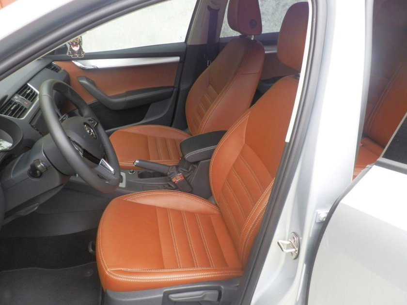 Кожаный салон Skoda Octavia a7