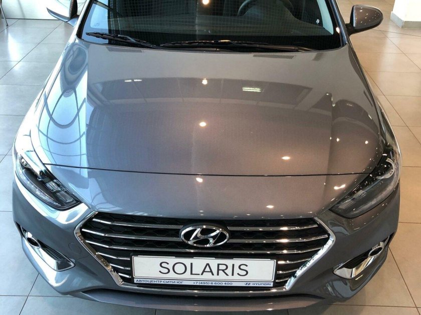 Хендай Солярис цвета кузова 2021