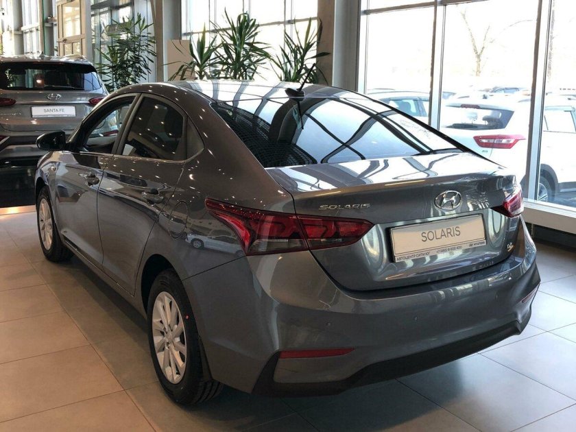 Хендай Солярис 2 серый