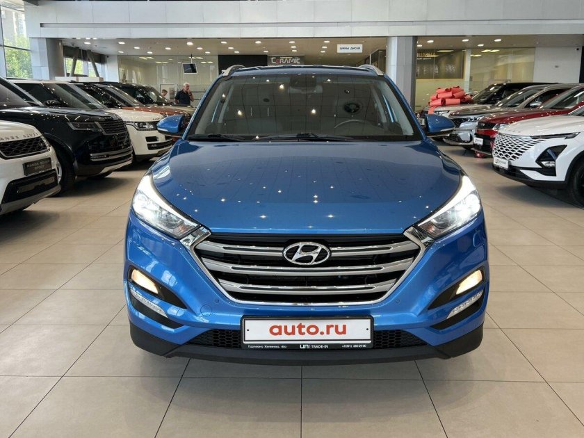 Хендай Туксон синий 2018