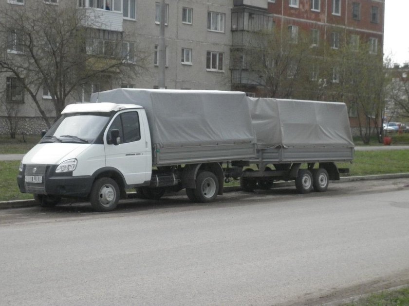 ГАЗ 3302 С прицепом