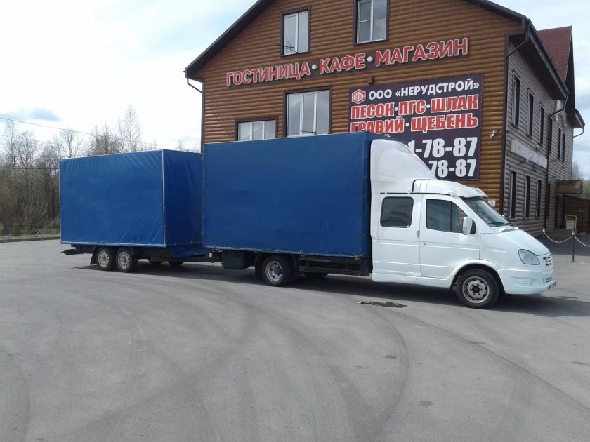 ГАЗ 3302 С прицепом