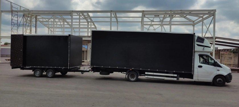 Газель Некст 5 метров с прицепом