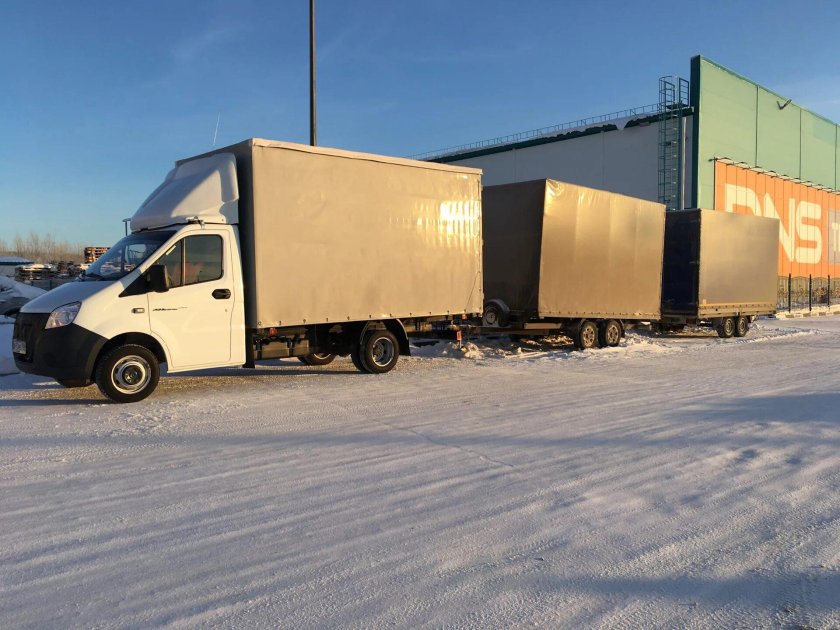 Газель Некст 6 метров с прицепом