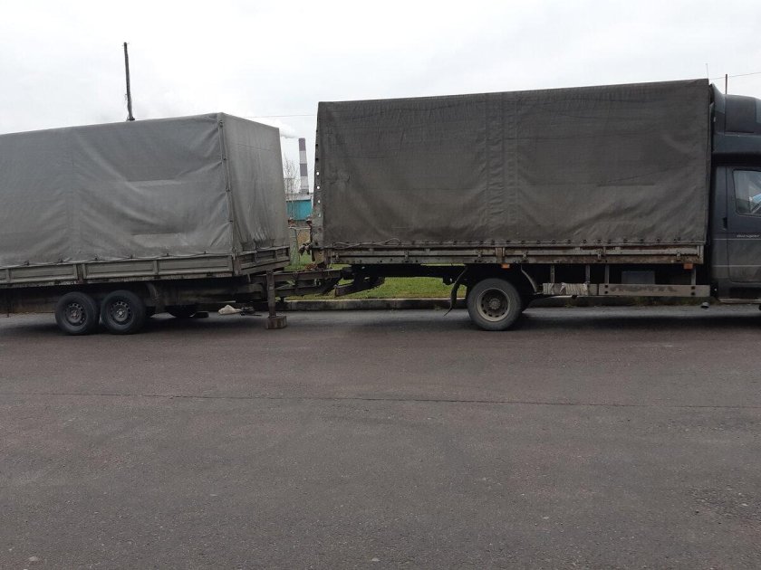 Валдай с прицепом 120 кубов