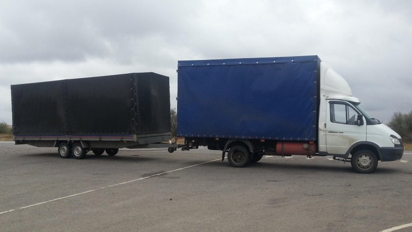 Газель Некст 6.2 метра с прицепом