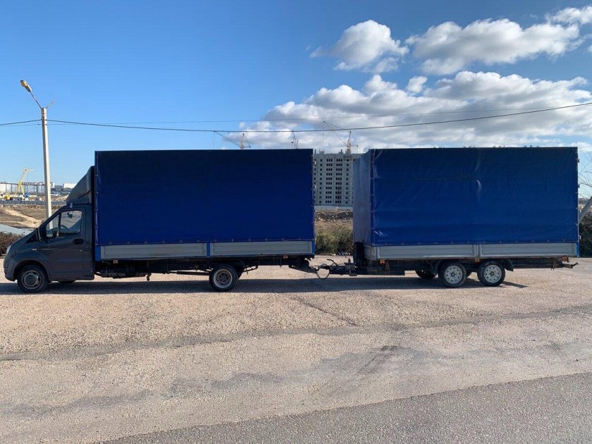 Газель Некст 5 метров с прицепом