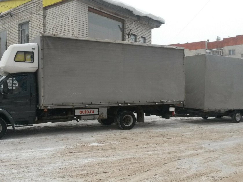 ГАЗ Валдай с прицепом Тандем
