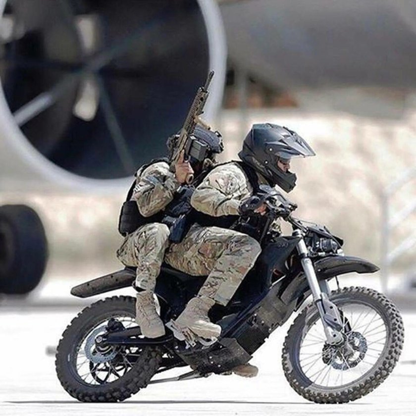 Спецназ на мотоциклах