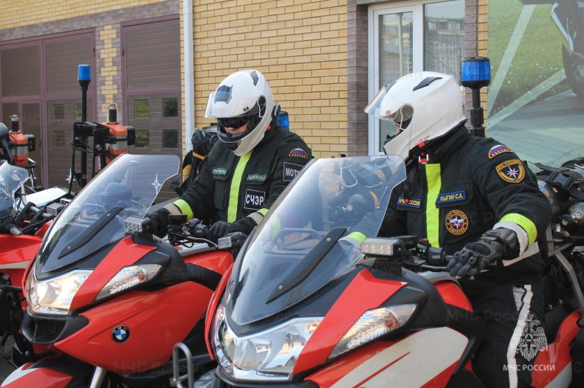 Пожарно-спасательный мотоцикл псм