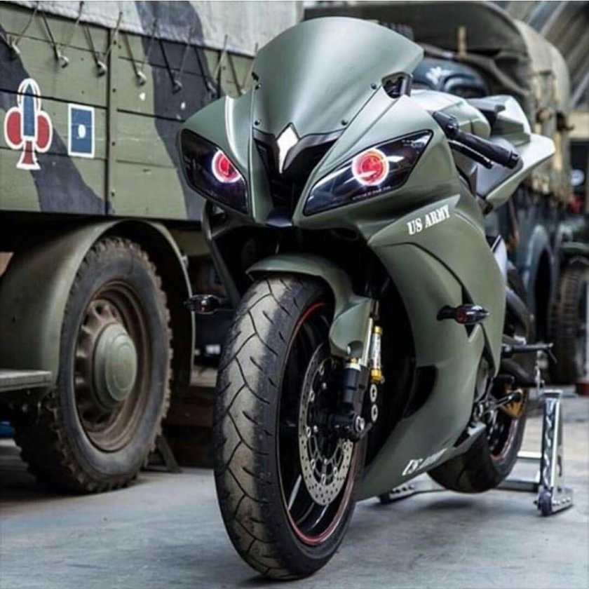 Yamaha r6 Army Edition