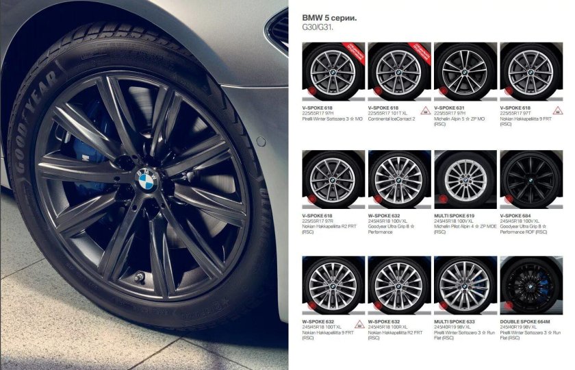 BMW g30 диски r18